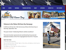 Tablet Screenshot of pelhamoldhomeday.org